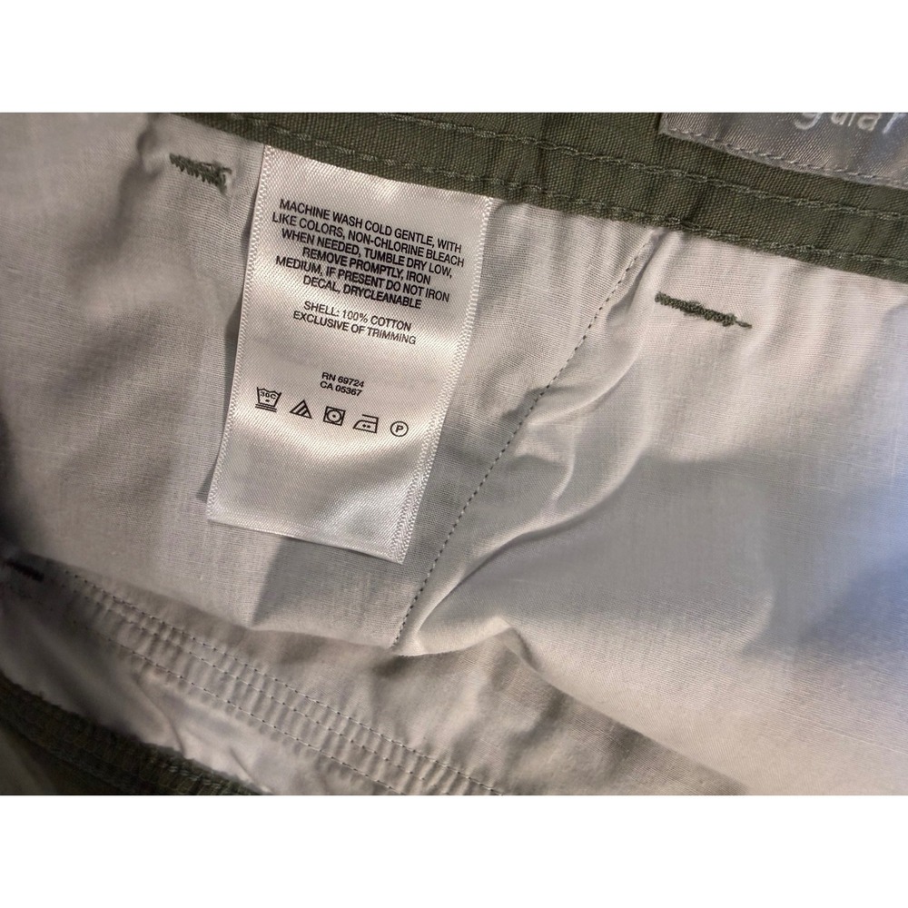 Columbia Cargo Shorts Mens 50 Olive Green Regular Fit Cotton Outdoor Hiking 8" - Picture 5 of 10